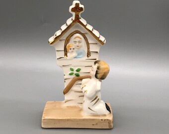 Vintage Ceramic Devotional marked Foreign