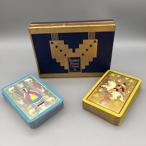 Vintage De La Rue Pneumatic Playing Cards