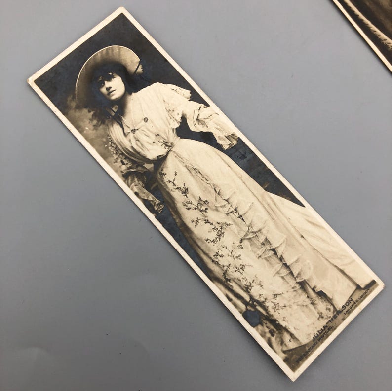 Antique Book Postcards Showing Contemporary Celebrities Etsy UK