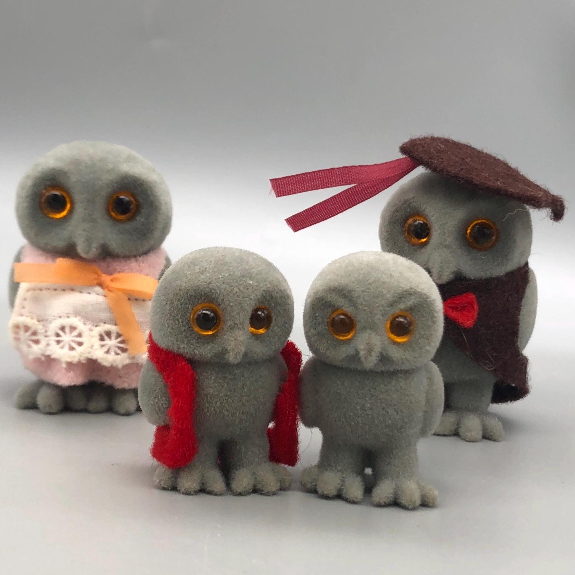 シルバニアファミリー初期フクロウの赤ちゃん レア 希少 ふくろう