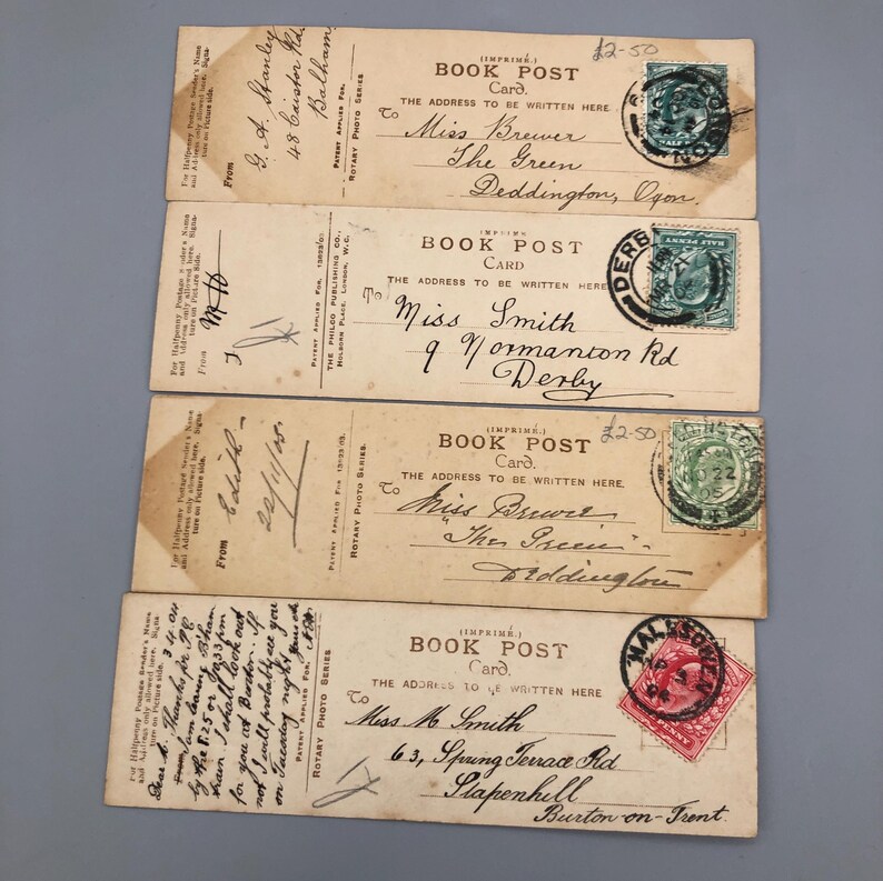 Antique Book Postcards Showing Contemporary Celebrities Etsy UK