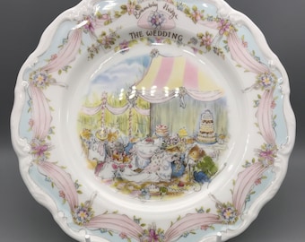 Beautiful Brambly Hedge Plate The Wedding