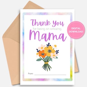 Afdrukbare Moederdagcadeaubon: perfect voor kinderen en echtgenoten! Geweldig voor grootmoeders, stiefmoeders, tante-digitale DOWNLOAD!!