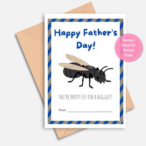 Pretty Fly-cadeaubon voor vaderdag Perfect voor papa: insecten-/insectenhumor met woordspeling voor de mannen in je leven! Nu afdrukken! !!DIGITALE DOWNLOAD!!