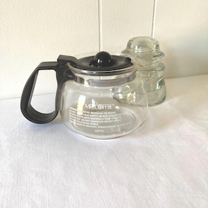 Vintage Mr. Coffee 4 cup Carafe: Replacement Glass Carafe