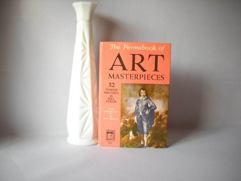 Vintage Book Permabook Art Masterpieces Reference Book Art Book Artist Book Paintings image 1