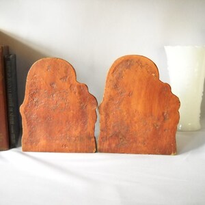 Vintage Bookends Conestoga Wagon Bookends Covered Wagon Western Decor Man Cave image 4