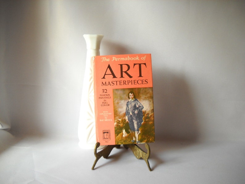 Vintage Book Permabook Art Masterpieces Reference Book Art Book Artist Book Paintings image 5