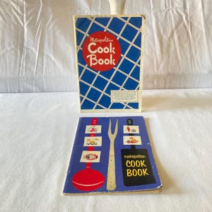 Vintage Recipe Books Metropolitan Cookbooks 1940s 1950s Retro Recipes