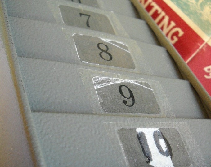 Vintage Industrial Chic Metal Time Card Holder Wall File Etsy