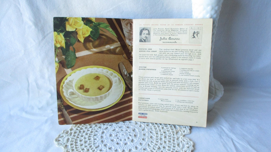 Vintage Recipe Book Potato Cookbook Vintage Cookbook 1930s Etsy India