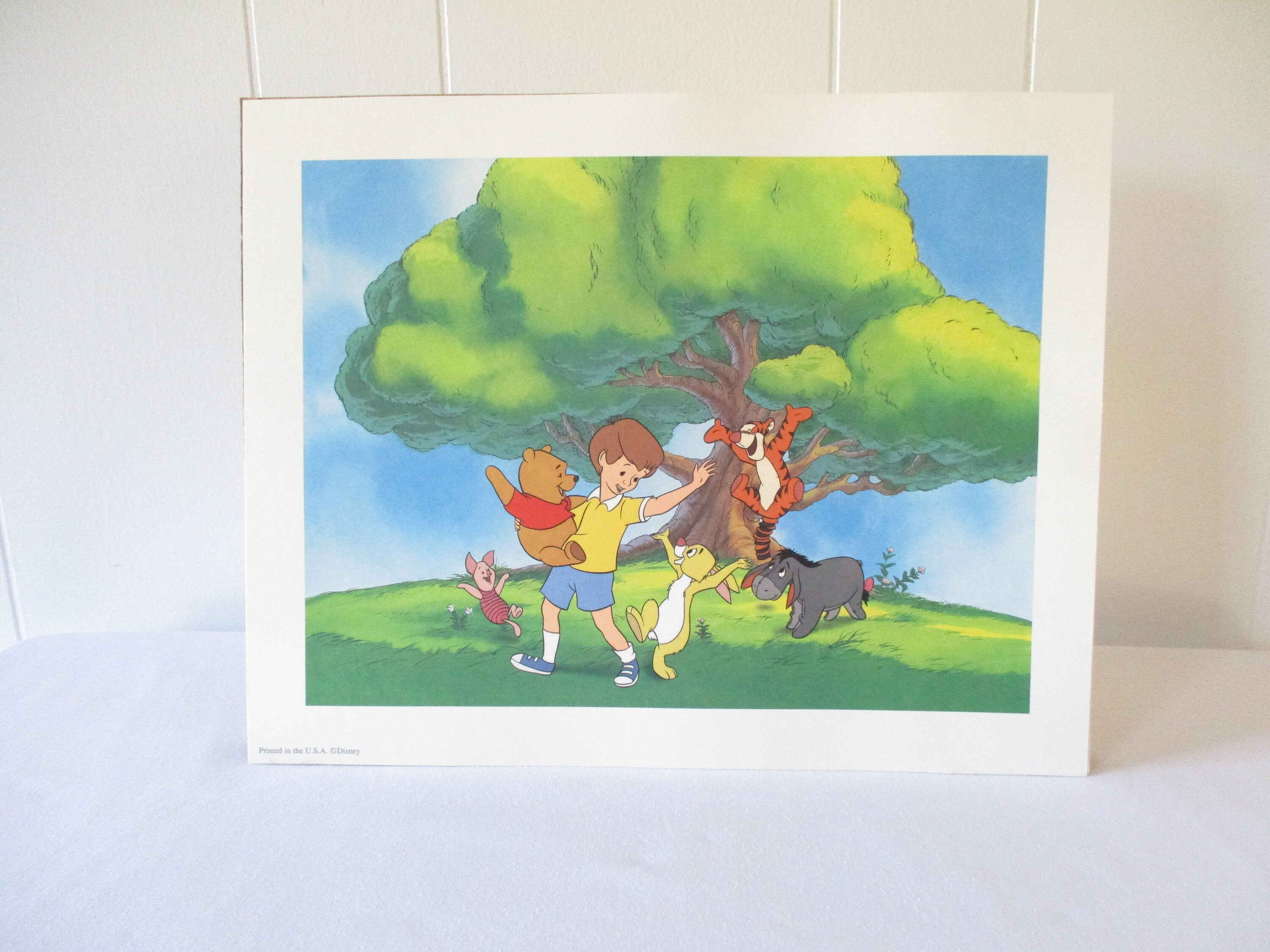 Vintage Winnie the Pooh Print 1990s @disney Print Pooh's