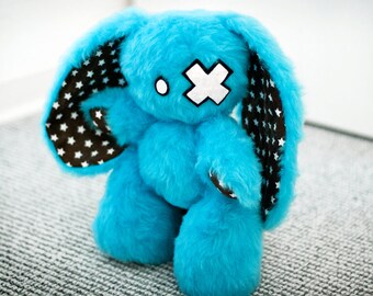 Emo-Bunny "Chester" // Rabbit Plush Toy // Stars