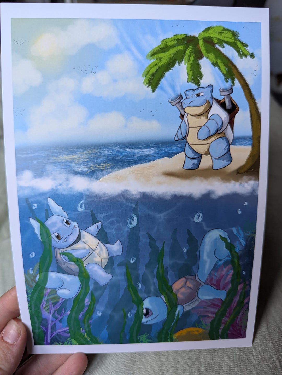 A5 Squirtle Evolution Line Print - Etsy