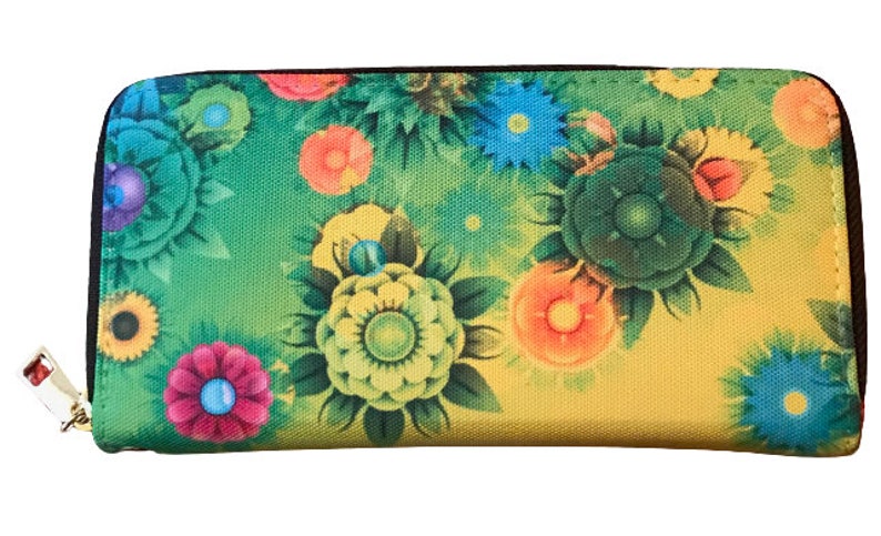 Blank ladies canvas double sided wallet with wristlet ready  etsy Blank ladies canvas double sided wallet with wristlet ready  etsy