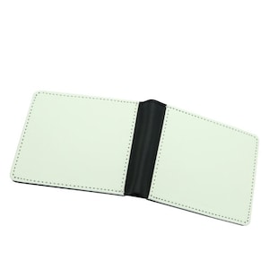 Cartera de hombre plegable de doble cara en blanco *En stock y lista para enviar*