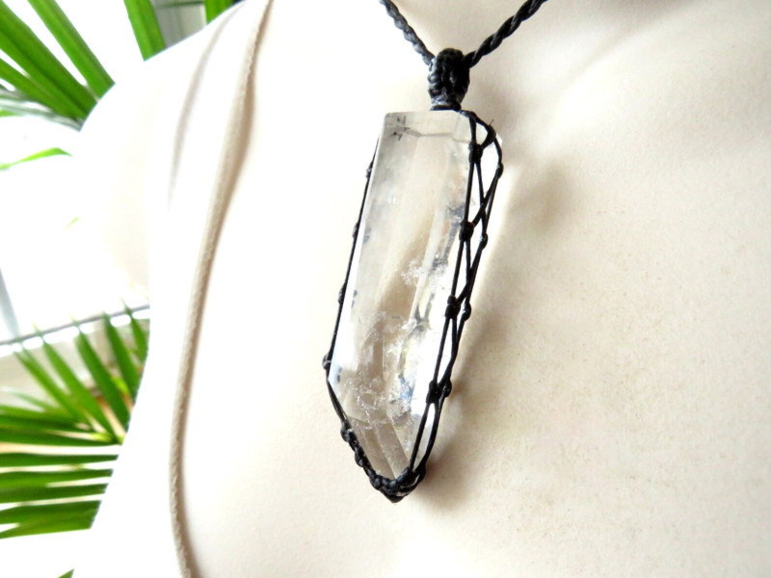 protection crystal pendant