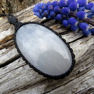 Goddess Moonstone macrame gemstone necklace womens jewelry gifts christmas gifts for her moonstone pendant moonstone meaning healing