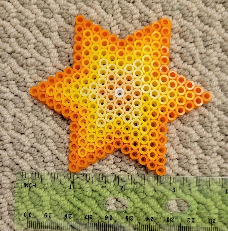 Perler Bead Flower - Etsy