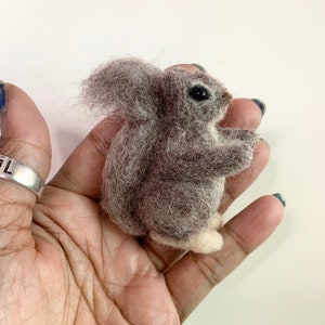 Needle Felted Squirrel MADE TO ORDER