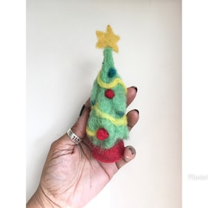 Needle Felted Christmas Tree
