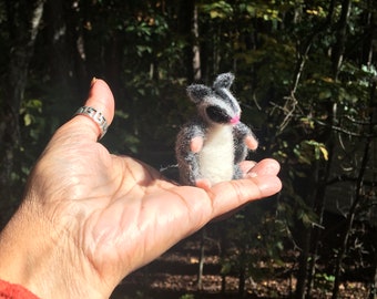 Needle Felted Sugar Glider MADE TO ORDER