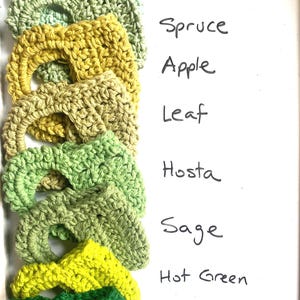 One Crochet Kitchen Towel Holder, Lots of Color Options - Made to Order image 8