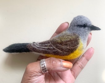 Needle Felted Western Kingfisher MADE TO ORDER