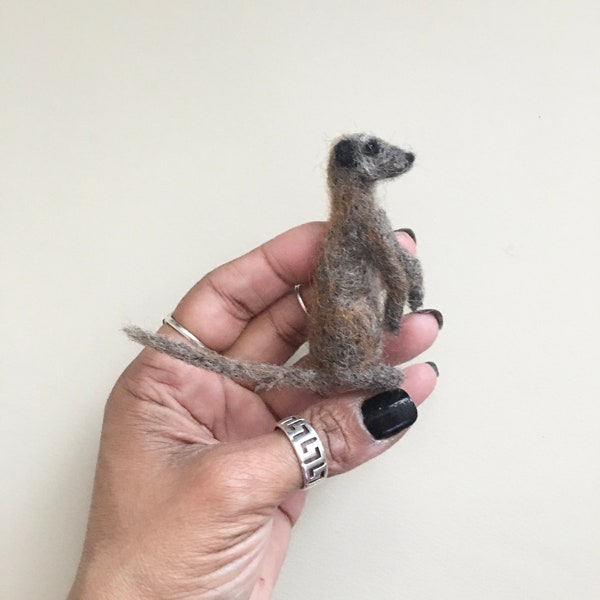 Needle Felt Meerkat Etsy