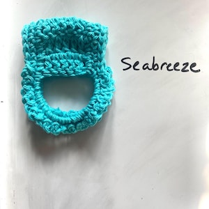 One Crochet Kitchen Towel Holder, Lots of Color Options - Made to Order image 6