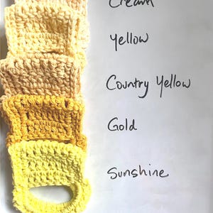 One Crochet Kitchen Towel Holder, Lots of Color Options - Made to Order image 9