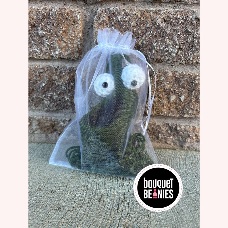 Mini Yip Yip Crochet, Car Mirror Hanging Accessories, Alien Gifts, Car Hanger, Coworker Gift, Friend Gift, Yip Yip Car Hanger, Alien Decal image 7