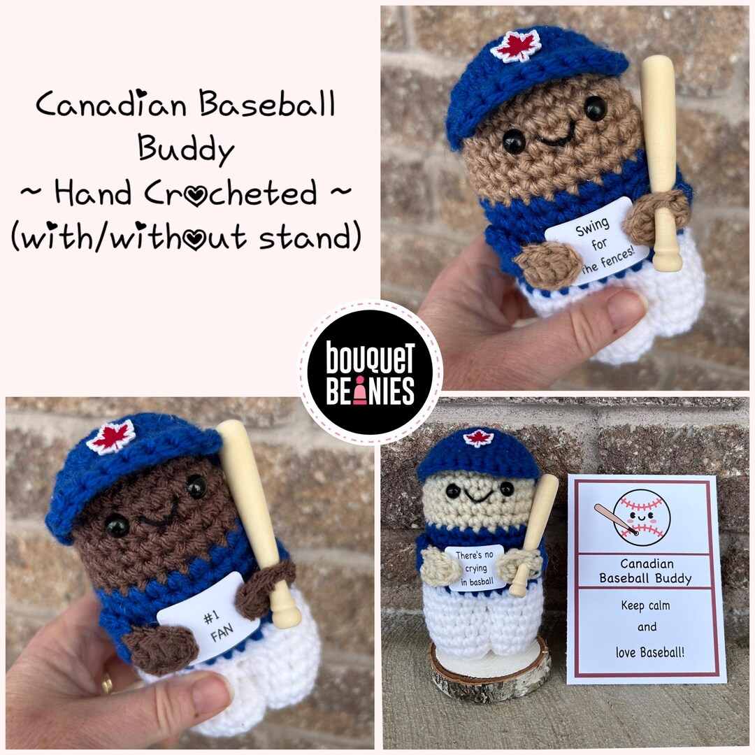 Emotional Support Baseball Buddy, Canada Proud, Canada Crochet ...