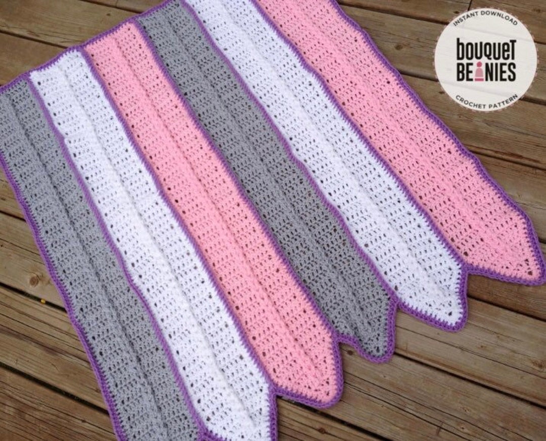 The Braided Blanket CROCHET PATTERN Etsy