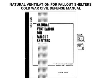 Fallout Shelter Ventilation Manual Cold War Civil Defense PDF