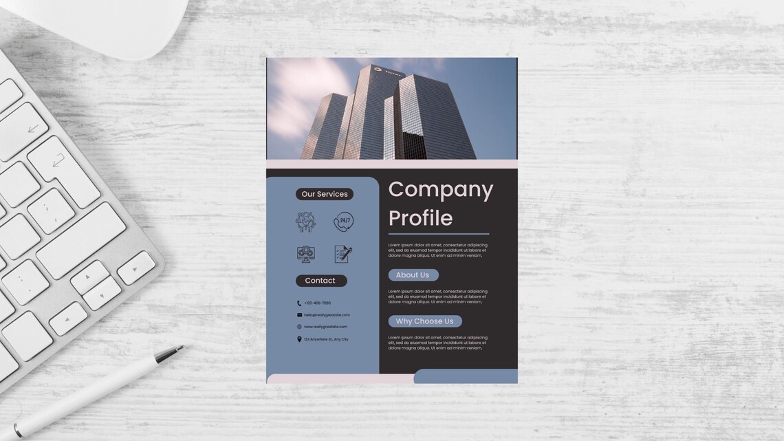 3 Simple Professional Capability Statement Template (CANVA) - Etsy