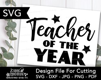 Download Teacher Of The Year Svg Etsy