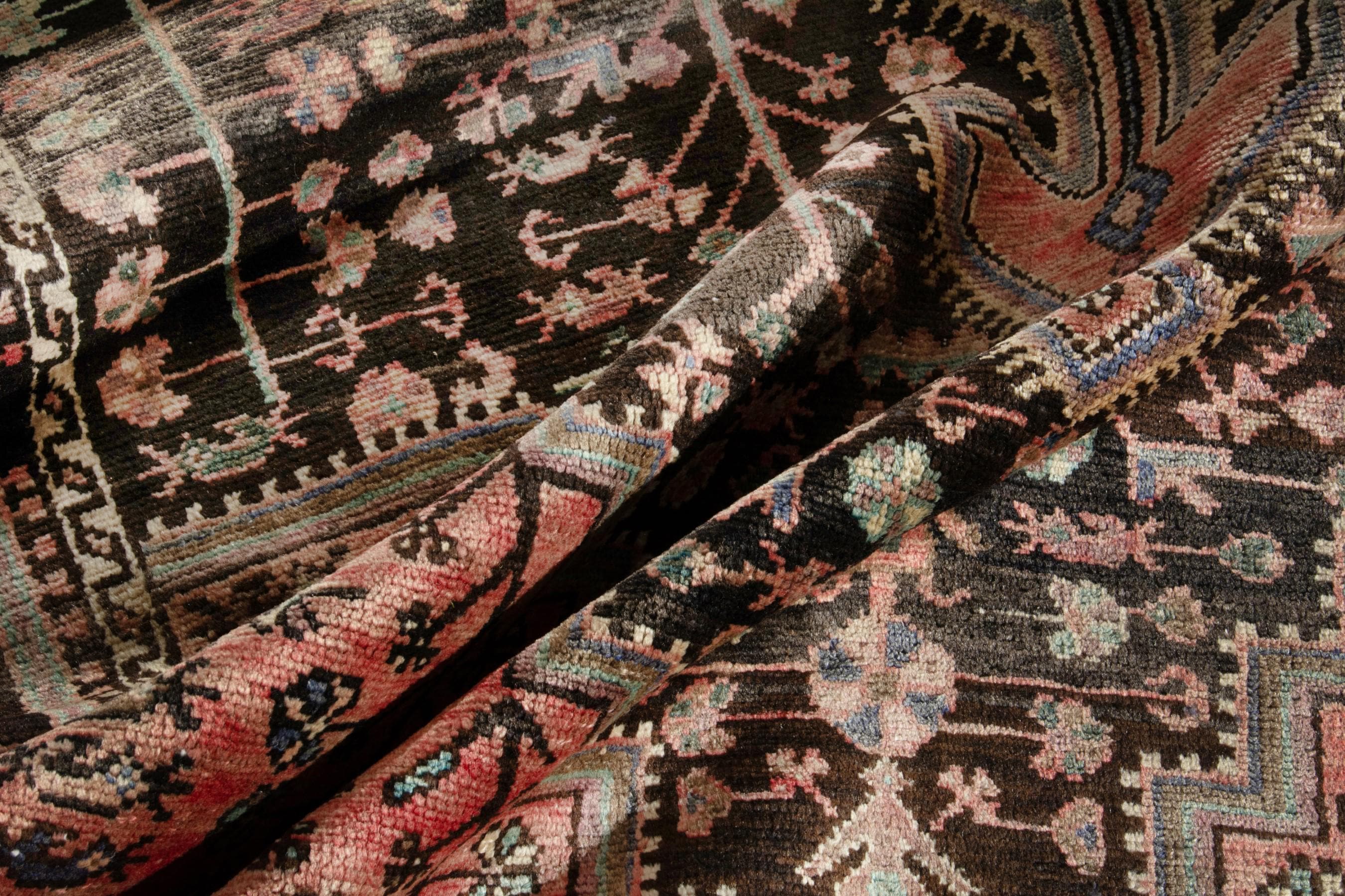 5x11 Vintage Rug, Turkish Rug, Pink Rug, Area Rug, Anatolian Oushak Rug, Living Room Rug, Bedroom Rug, Antique Rug, Home Decor, 5'2"x10'8"