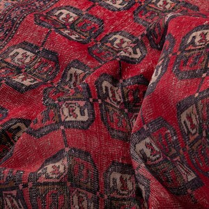 6x10 Vintage Rug, Turkish Rug, Red Rug, Area Rug, Anatolian Oushak Rug, Living Room Rug, Bedroom Rug, Antique Rug, 5'9"x9'7"