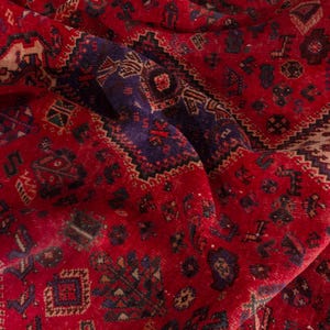6x9 Vintage Rug, Turkish Rug, Red Rug, Area Rug, Anatolian Oushak Rug, Living Room Rug, Bedroom Rug, Antique Rug, Home Decor, 6&#39;5&quot;x9&#39;2&quot;