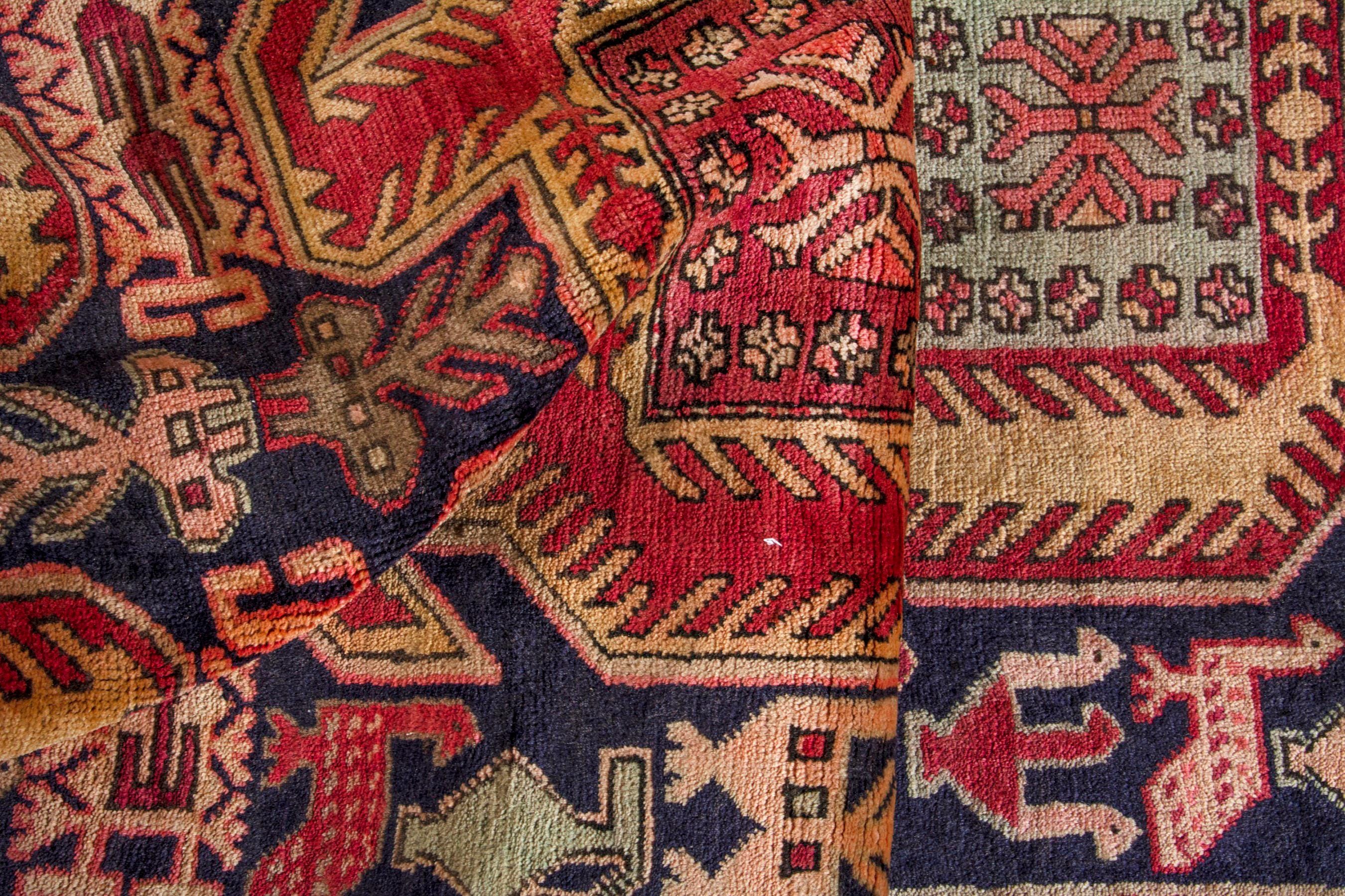 3x9 Runner Rug, Turkish Rug, Vintage Rug, Red Rug, Stair Rug, Entryway Rug, Hallway Rug, Kitchen Carpet, Boho Corridor Rug, 2'11"x9'4"