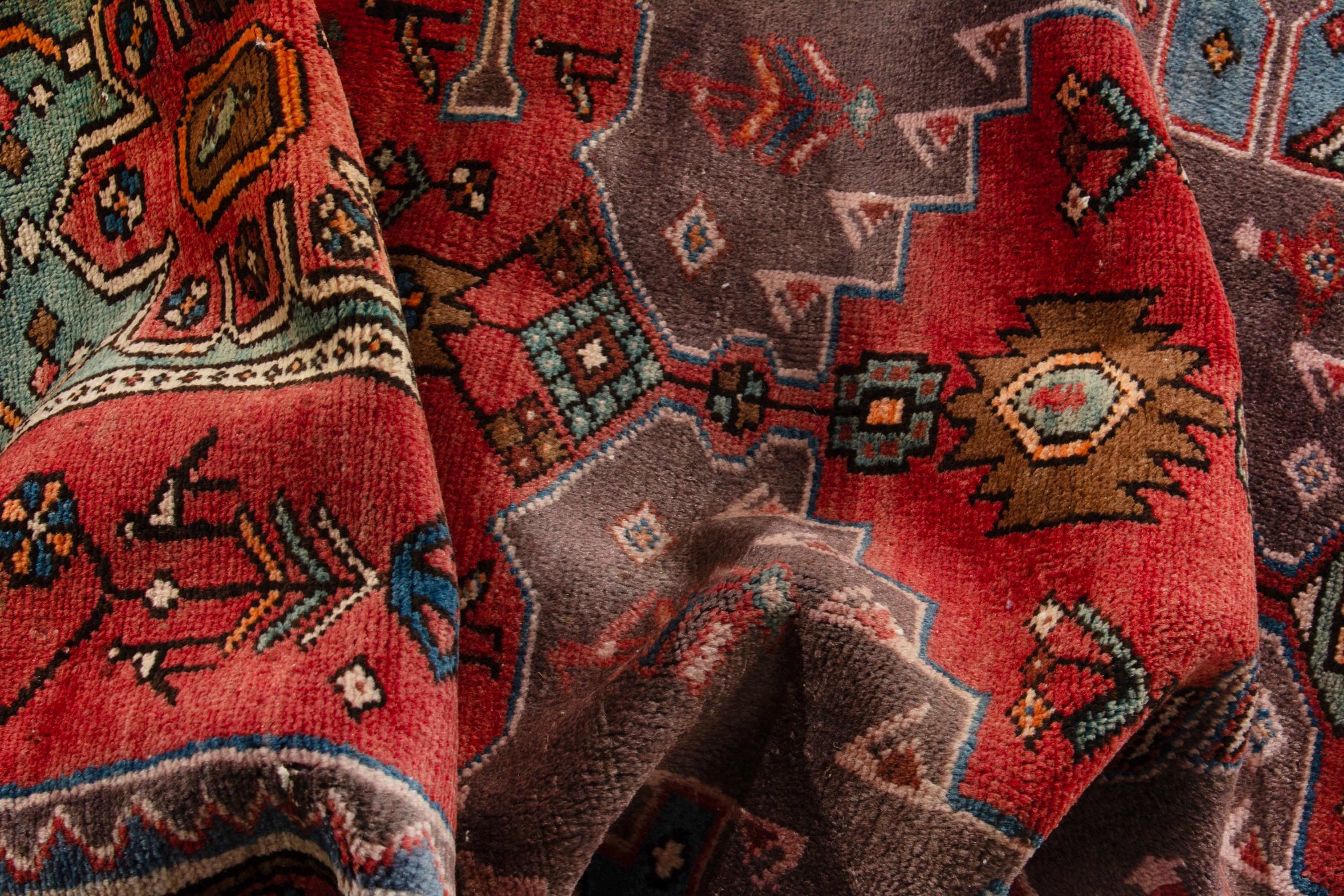 4x6 Vintage Rug, Turkish Rug, Red Rug, Anatolian Rug, Handmade Rug, Bedroom Rug, Scatter Rug, Small Rug, Entry Rug, Oushak Rug, 3'7"x6'6"
