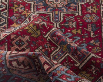 2x9 Runner Rug, Turkish Rug, Vintage Rug, Red Rug, Stair Rug, Entryway Rug, Hallway Rug, Kitchen Carpet, Boho Corridor Rug, 2&#39;x8&#39;9&quot;