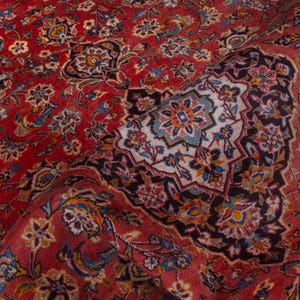 8x11 Vintage Rug, Turkish Rug, Red Rug, Oversized Rug, Living Room Rug, Antique Rug, Oushak Rug, Bedroom Rug, Office Rug, 7&#39;10&quot;x10&#39;10&quot;