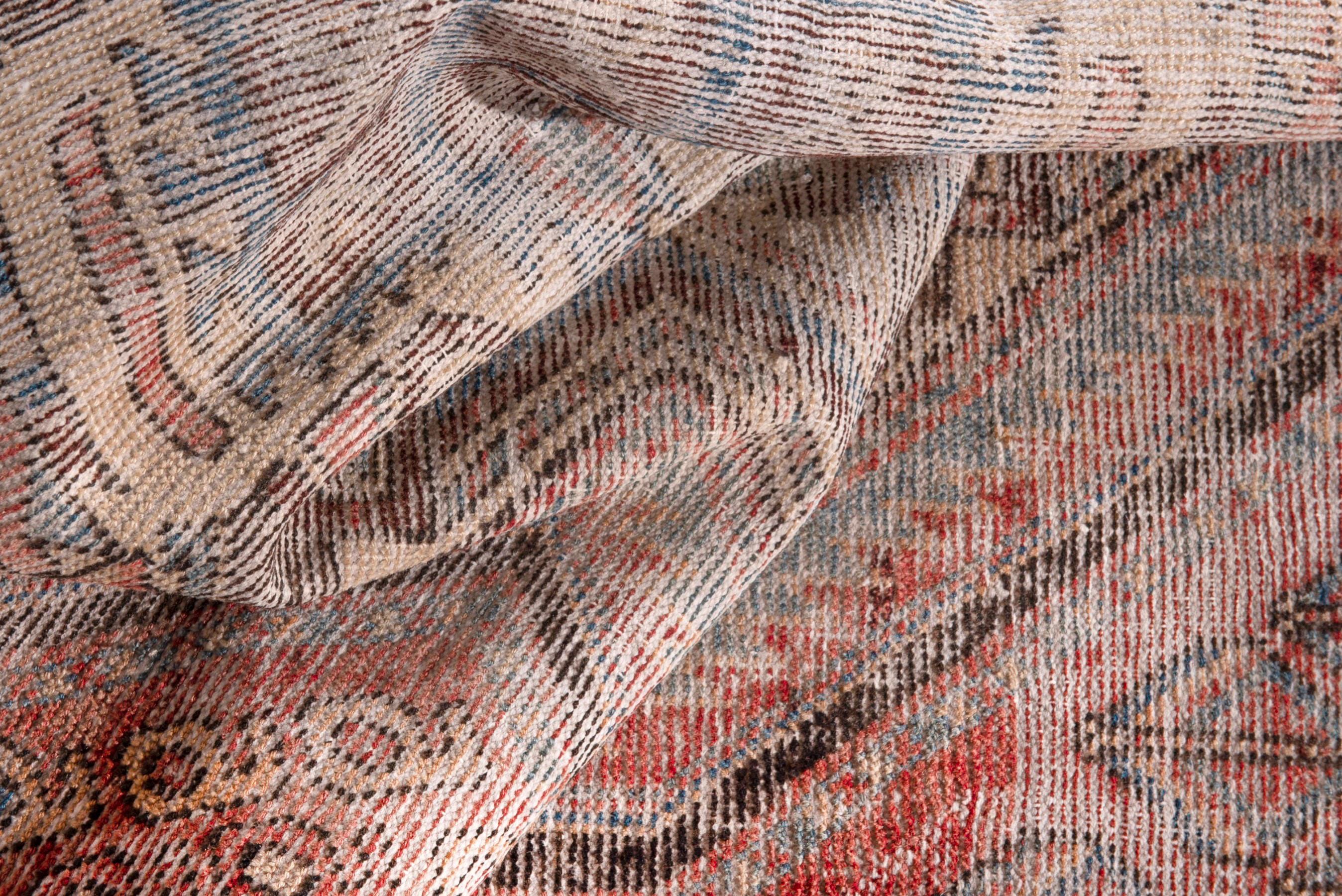 4x6 Vintage Rug, Turkish Rug, Red Rug, Anatolian Rug, Handmade Rug, Bedroom Rug, Scatter Rug, Small Rug, Entry Rug, Oushak Rug, 3'9"x5'8"