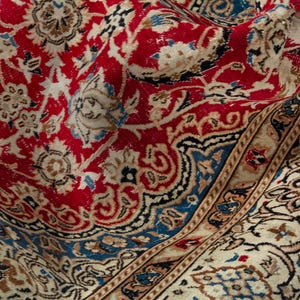 6x9 Vintage Rug, Turkish Rug, Red Rug, Area Rug, Anatolian Oushak Rug, Living Room Rug, Bedroom Rug, Antique Rug, Home Decor, 6&#39;4&quot;x9&#39;4&quot;