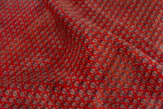 7x10 Vintage Rug, Turkish Rug, Red Rug, Area Rug, Anatolian Oushak Rug, Living Room Rug, Bedroom Rug, Antique Rug, Home Decor, 7'4"x9'11"