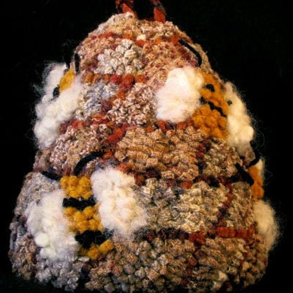 Bee Skep Dimensional Rug Hooking E Pattern