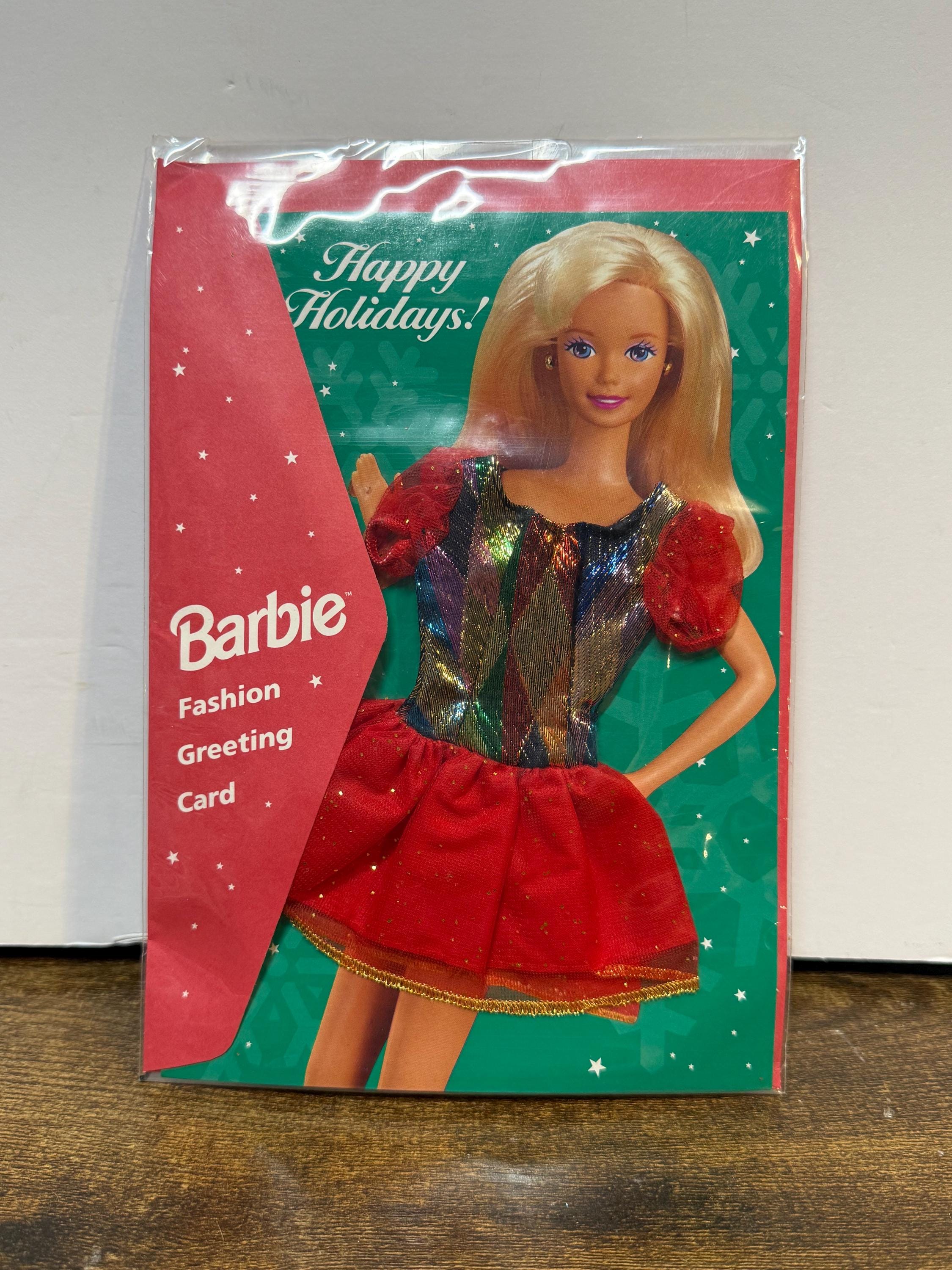 holiday cocktail mini dress Happy Holidays 1995 10th Anniversary Holiday Barbie Special Edition Ma –  Farpoint Toys main image 0