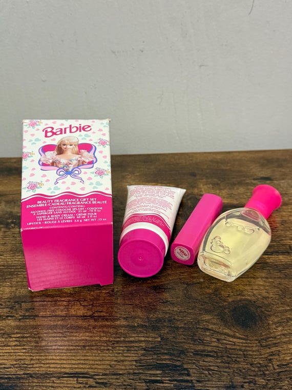 Vintage RARE 1998 Avon Barbie Beauty Fragrance Gift Set by Mattel